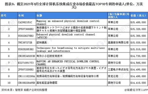 2021年全球計(jì)算機(jī)系統(tǒng)集成行業(yè)技術(shù)競(jìng)爭(zhēng)格局分析 專(zhuān)利申請(qǐng)揭示創(chuàng)新版圖
